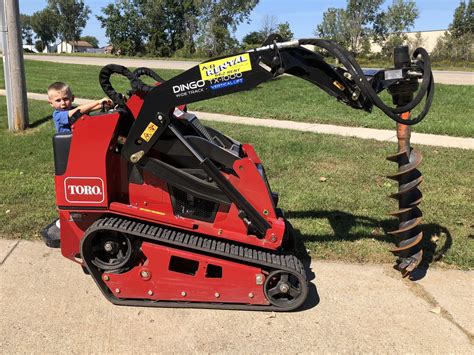 mini excavator auger rental